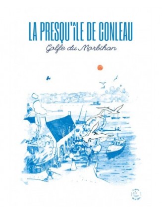La presqu'île de Conleau Golfe du Morbihan Affiche