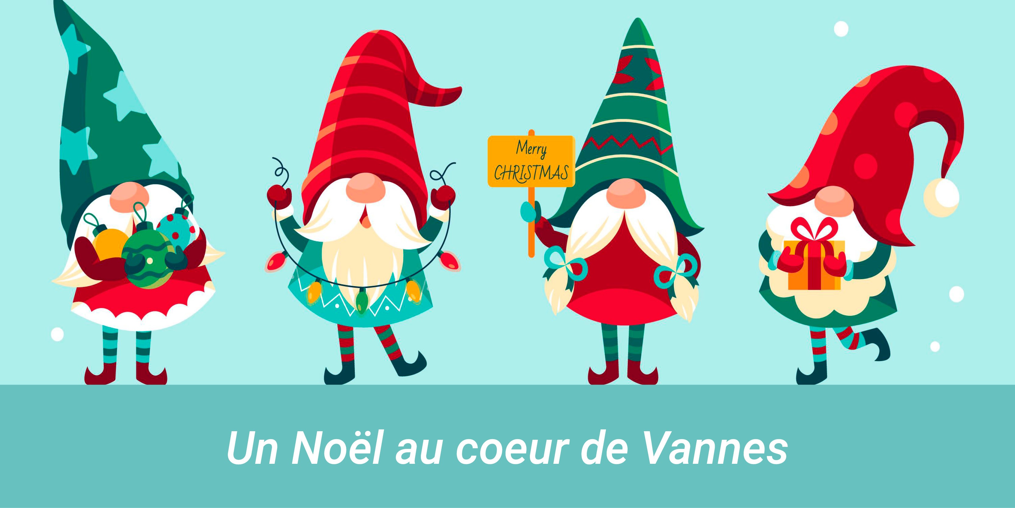 Bannières animations de Noël à Vannes